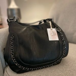 NWT Jessica Simpson Handbag Purse Meteorite Black